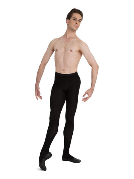 CAP-MT11 Men's Knit Footed Tights W/ Seams